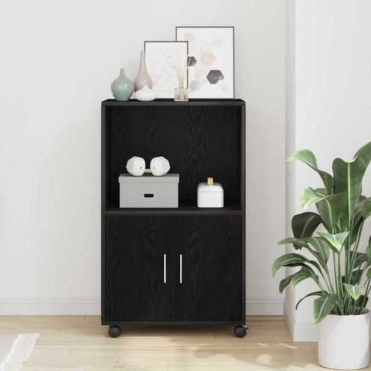 Kast Zwart Eiken 55 x 40 x 82 cm is nu te koop bij PeponiXL, paradijselijk wonen!