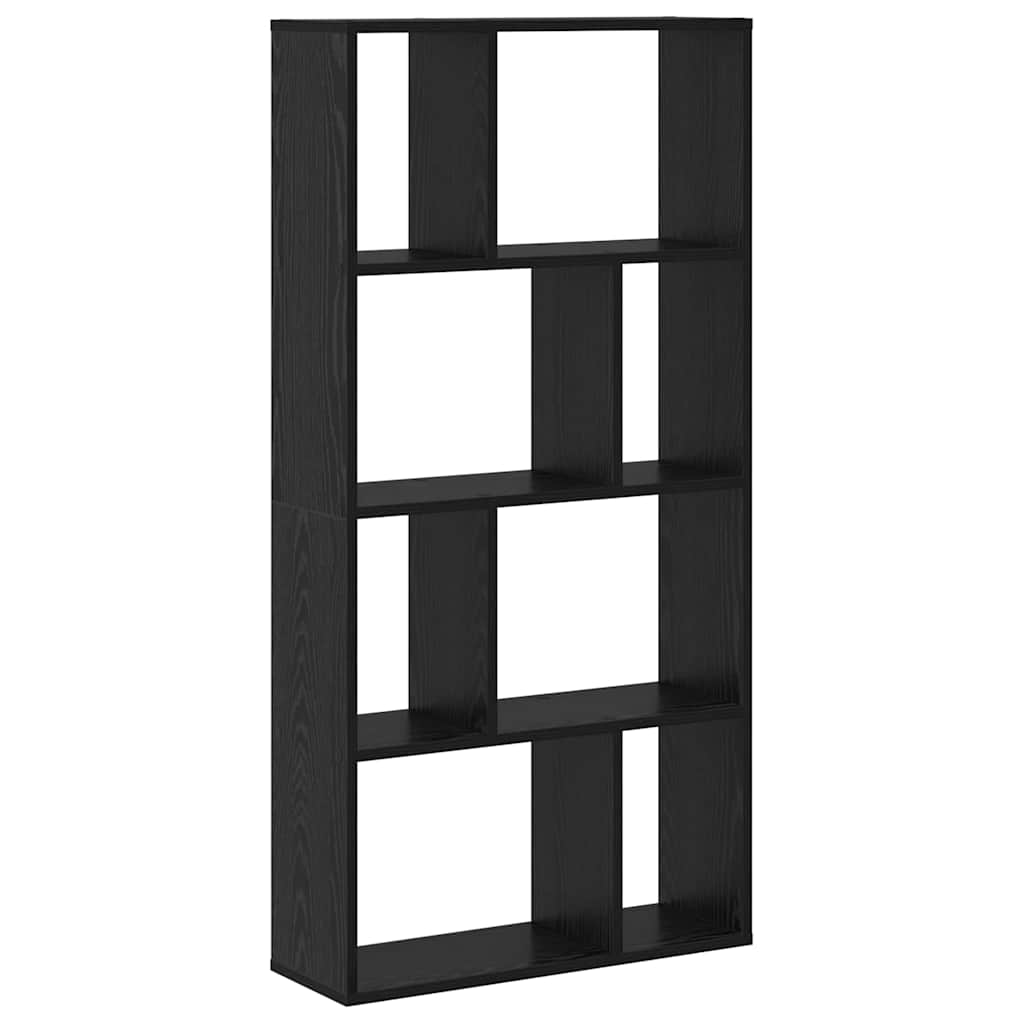 Boekenkast Zwart Eiken 60 x 20 x 102,5 cm Bewerkt hout is nu te koop bij PeponiXL, paradijselijk wonen!