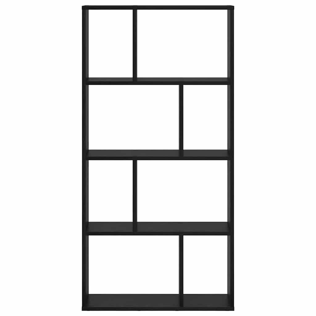 Boekenkast Zwart Eiken 60 x 20 x 102,5 cm Bewerkt hout is nu te koop bij PeponiXL, paradijselijk wonen!