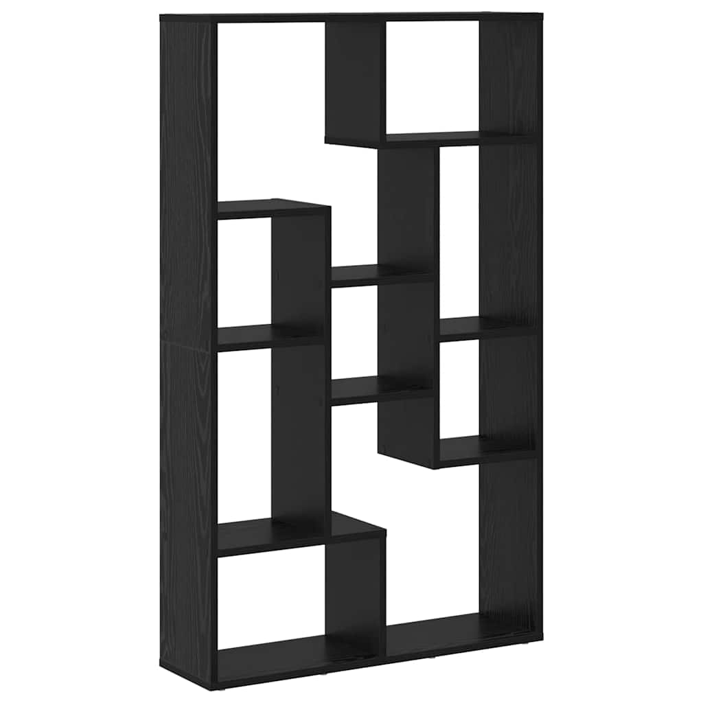 Boekenkast Zwart Eiken 72 x 20 x 102,5 cm Bewerkt hout is nu te koop bij PeponiXL, paradijselijk wonen!