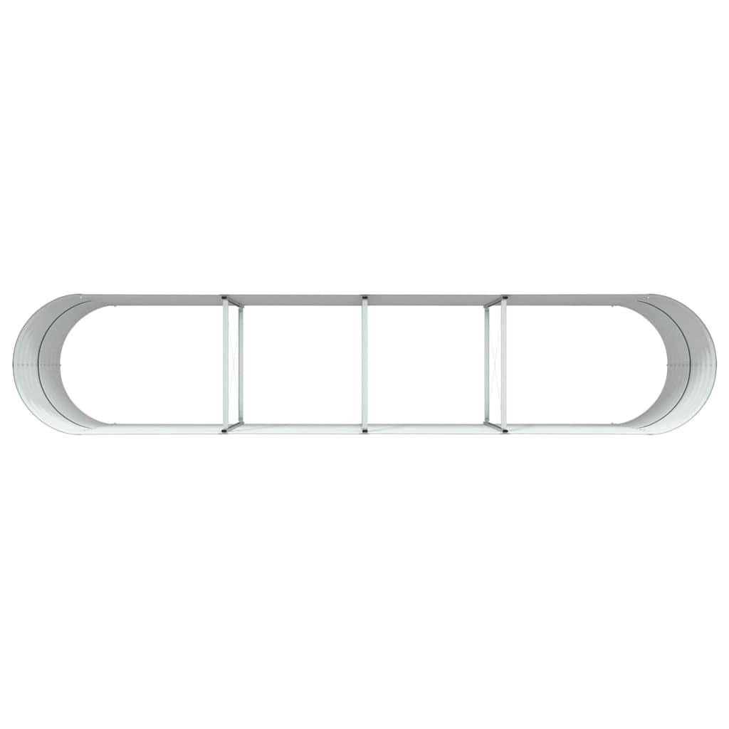 Verhoogd bed Groen 400 x 80 x 81 cm Staal is nu te koop bij PeponiXL, paradijselijk wonen!