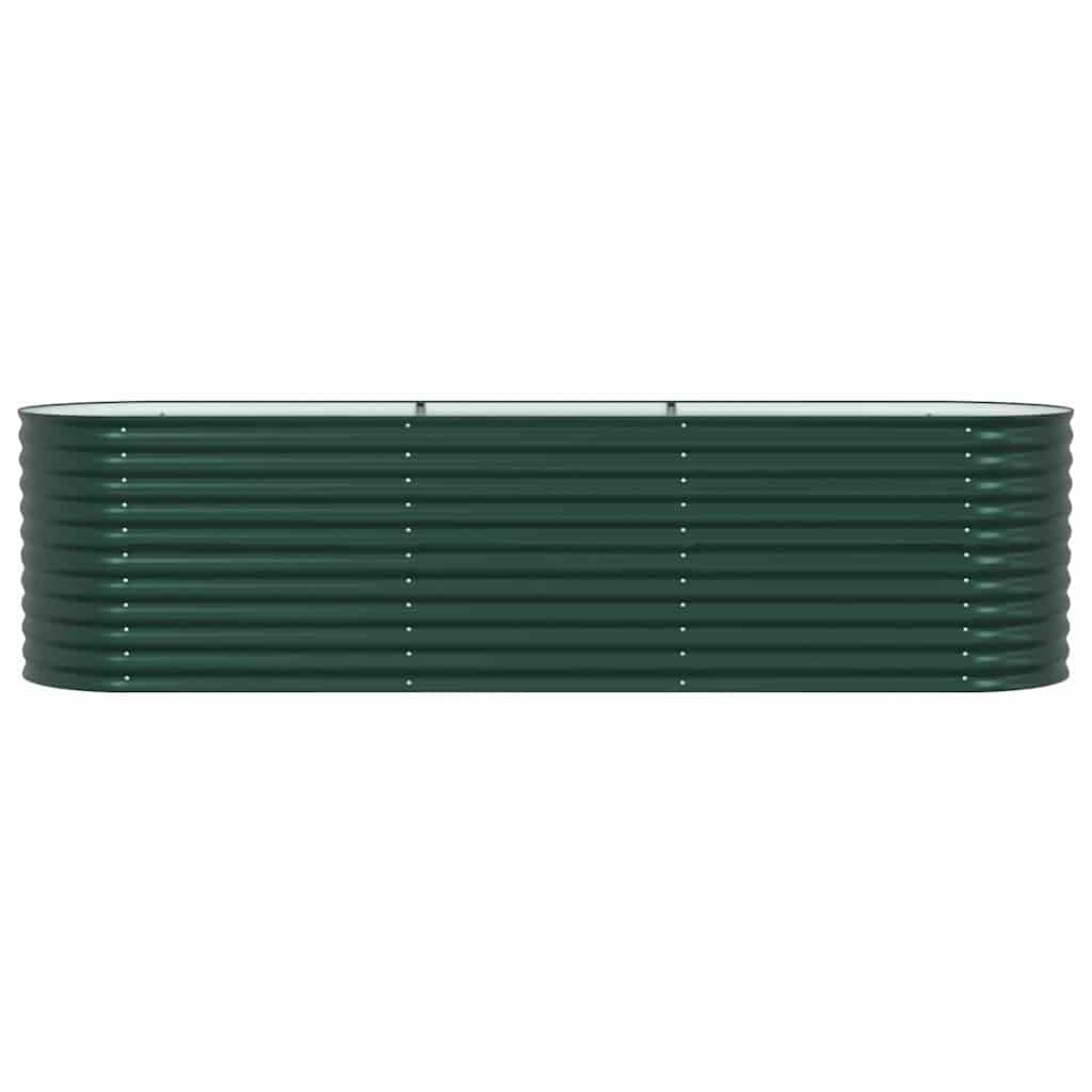 Verhoogd bed Groen 320 x 80 x 81 cm Staal is nu te koop bij PeponiXL, paradijselijk wonen!