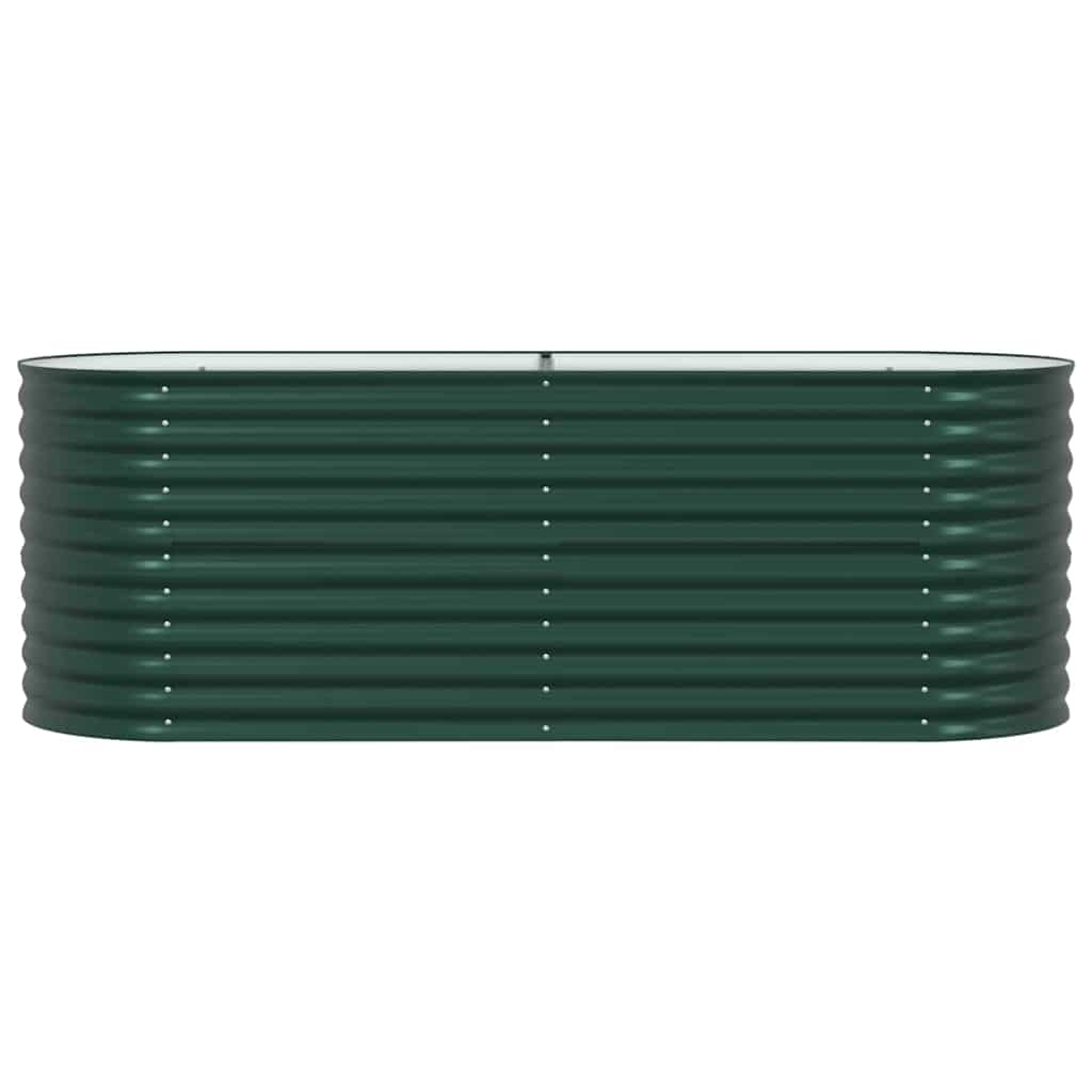 Verhoogd bed Groen 240 x 80 x 81 cm Staal is nu te koop bij PeponiXL, paradijselijk wonen!