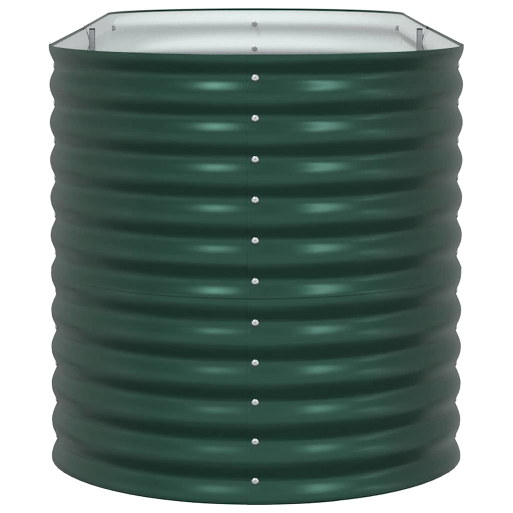 Verhoogd bed Groen 240 x 80 x 81 cm Staal is nu te koop bij PeponiXL, paradijselijk wonen!