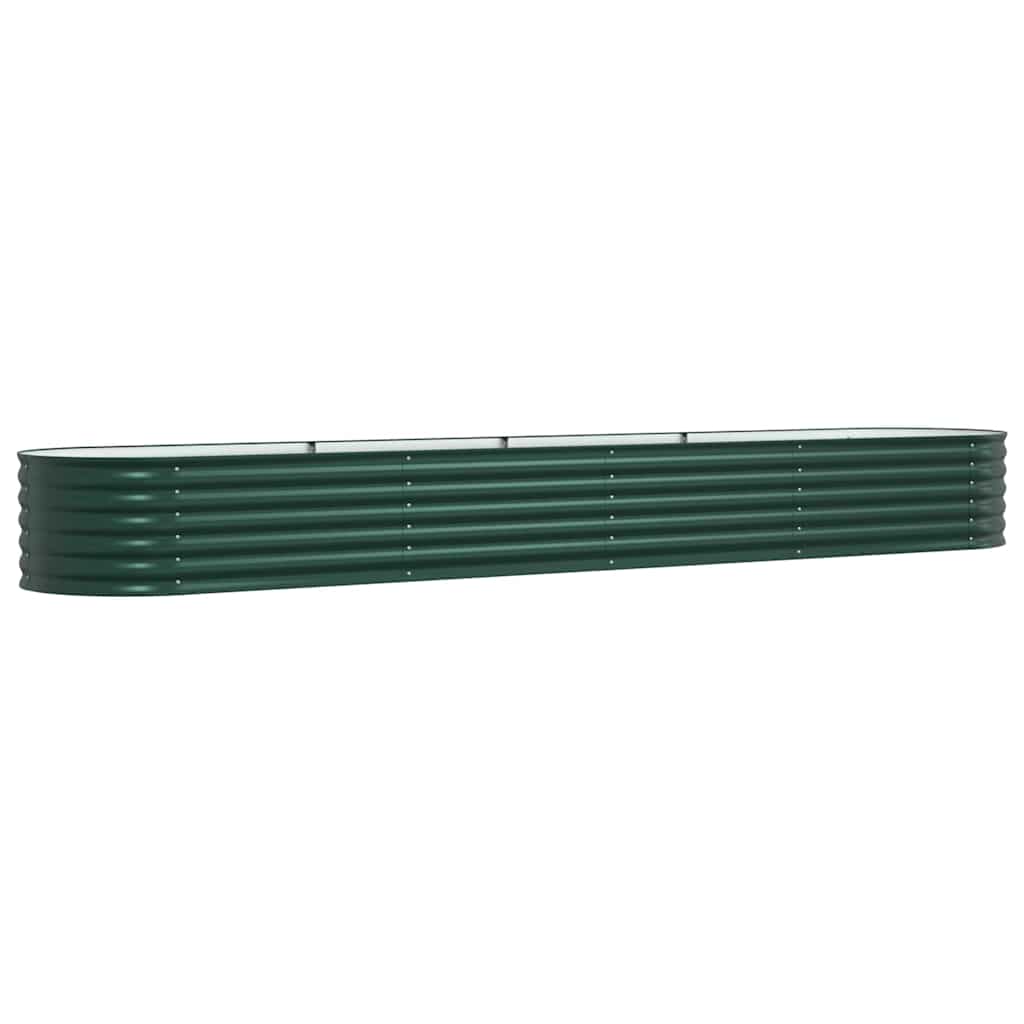 Verhoogd bed Groen 400 x 80 x 44 cm Staal is nu te koop bij PeponiXL, paradijselijk wonen!