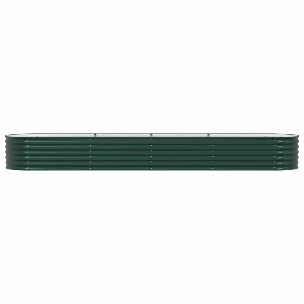 Verhoogd bed Groen 400 x 80 x 44 cm Staal is nu te koop bij PeponiXL, paradijselijk wonen!