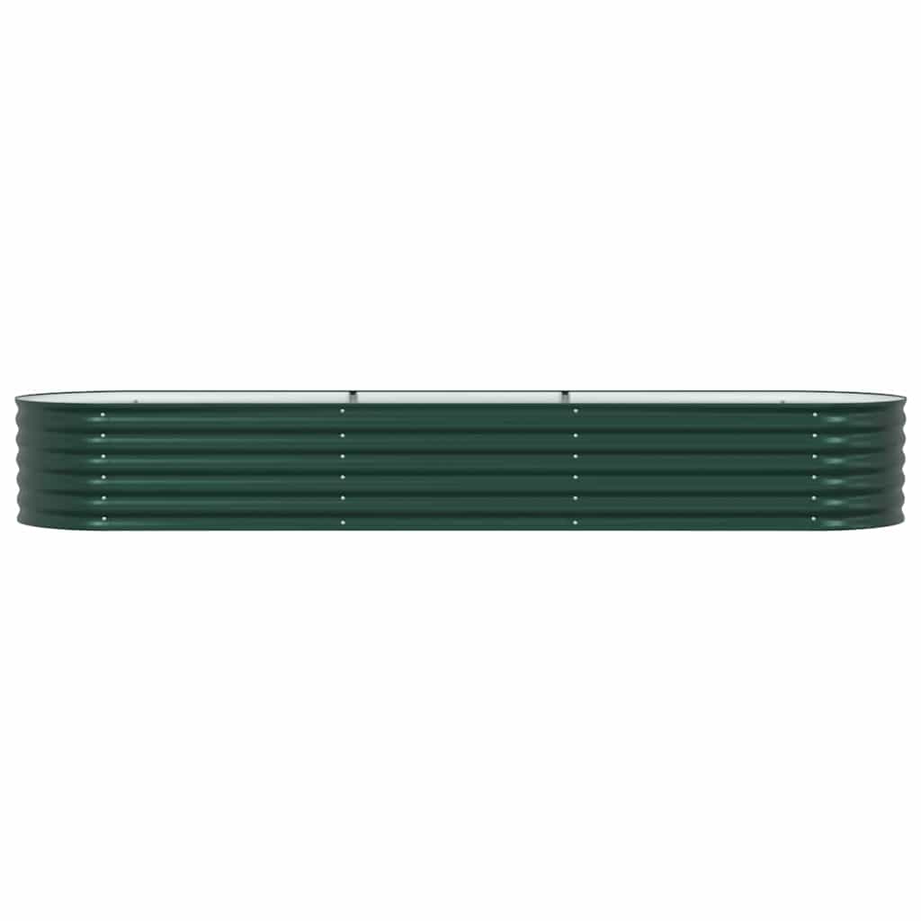 Verhoogd bed Groen 320 x 80 x 44 cm Staal is nu te koop bij PeponiXL, paradijselijk wonen!