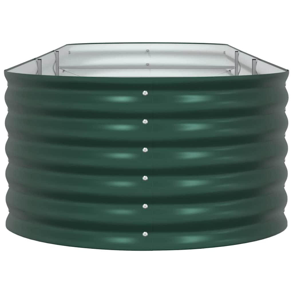Verhoogd bed Groen 320 x 80 x 44 cm Staal is nu te koop bij PeponiXL, paradijselijk wonen!