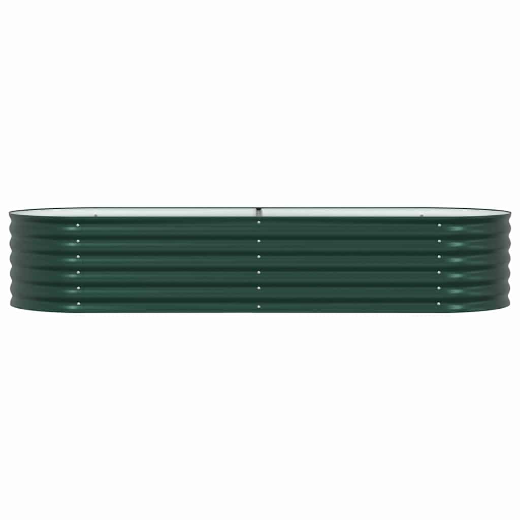 Verhoogd bed Groen 240 x 80 x 44 cm Staal is nu te koop bij PeponiXL, paradijselijk wonen!