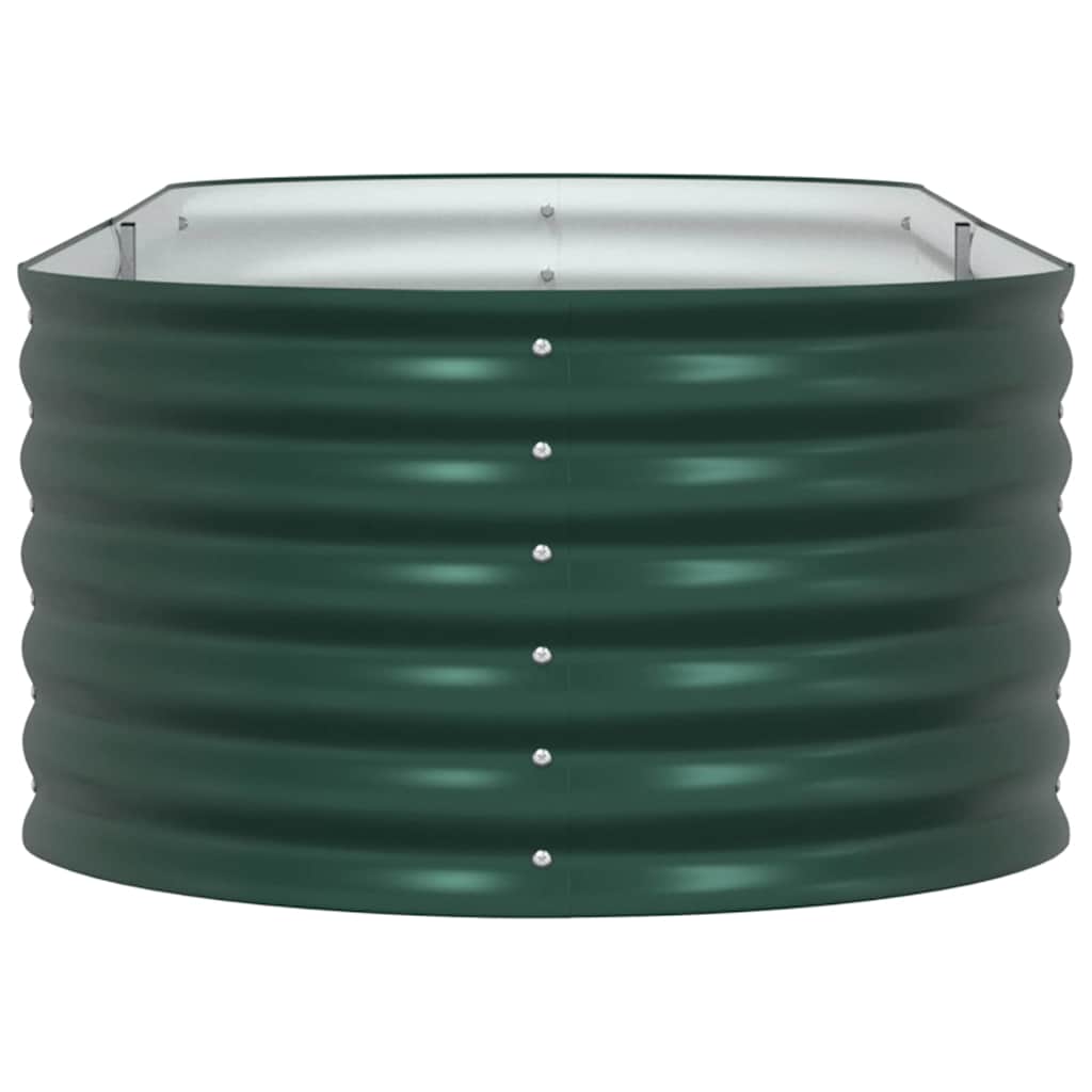 Verhoogd bed Groen 240 x 80 x 44 cm Staal is nu te koop bij PeponiXL, paradijselijk wonen!