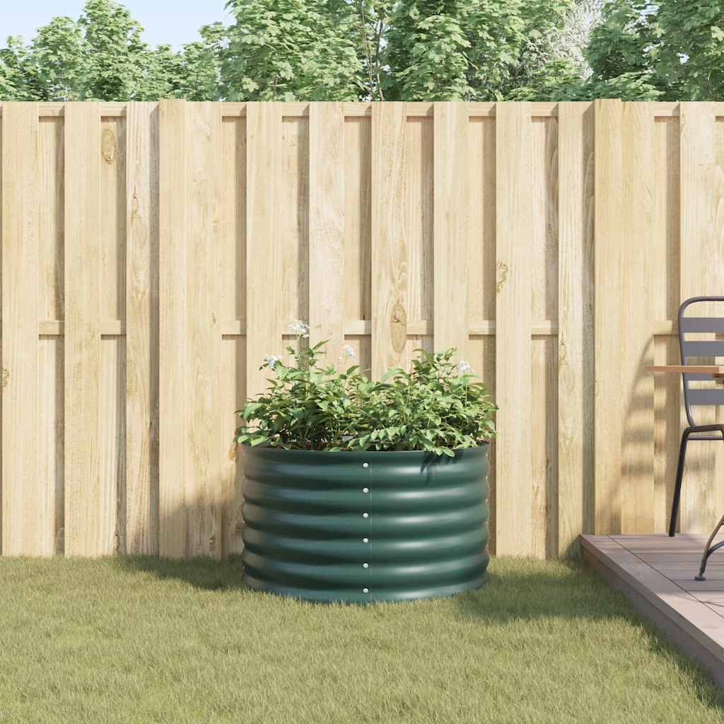 Verhoogd bed Groen 80 x 80 x 44 cm Staal is nu te koop bij PeponiXL, paradijselijk wonen!