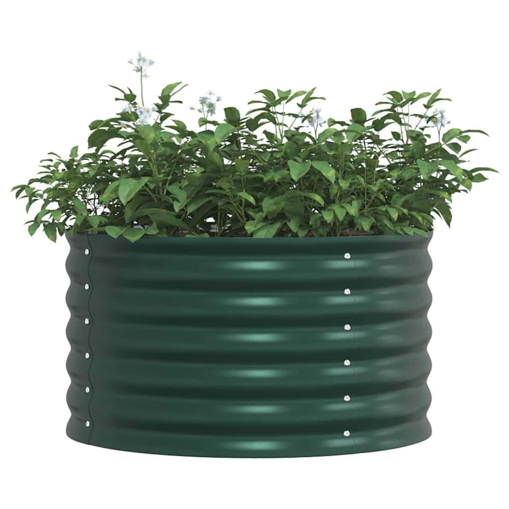 Verhoogd bed Groen 80 x 80 x 44 cm Staal is nu te koop bij PeponiXL, paradijselijk wonen!