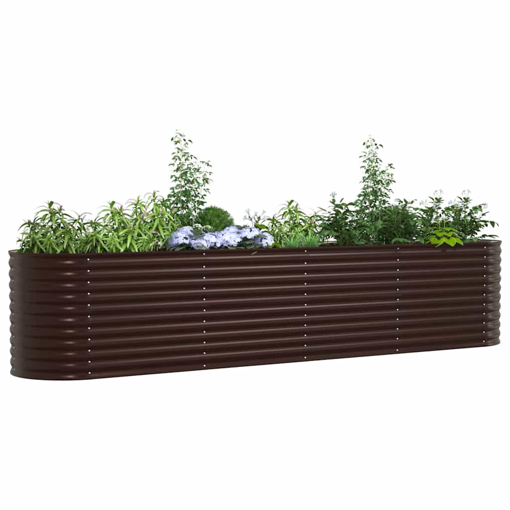 Verhoogd bed Bruin 400 x 80 x 81 cm Staal is nu te koop bij PeponiXL, paradijselijk wonen!