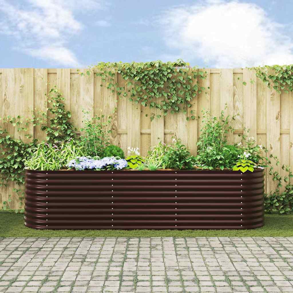 Verhoogd bed Bruin 320 x 80 x 81 cm Staal is nu te koop bij PeponiXL, paradijselijk wonen!