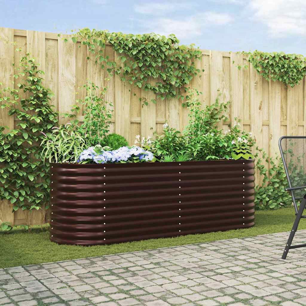 Verhoogd bed Bruin 240 x 80 x 81 cm Staal is nu te koop bij PeponiXL, paradijselijk wonen!