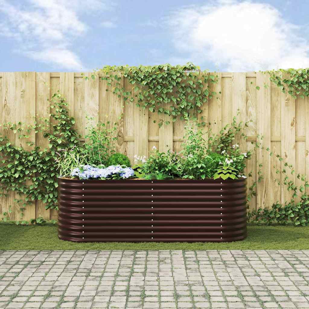 Verhoogd bed Bruin 240 x 80 x 81 cm Staal is nu te koop bij PeponiXL, paradijselijk wonen!