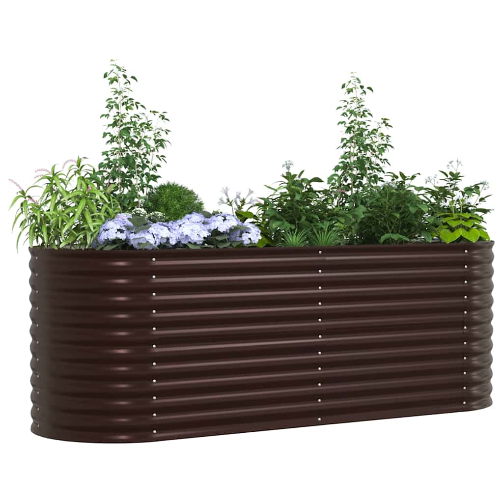 Verhoogd bed Bruin 240 x 80 x 81 cm Staal is nu te koop bij PeponiXL, paradijselijk wonen!