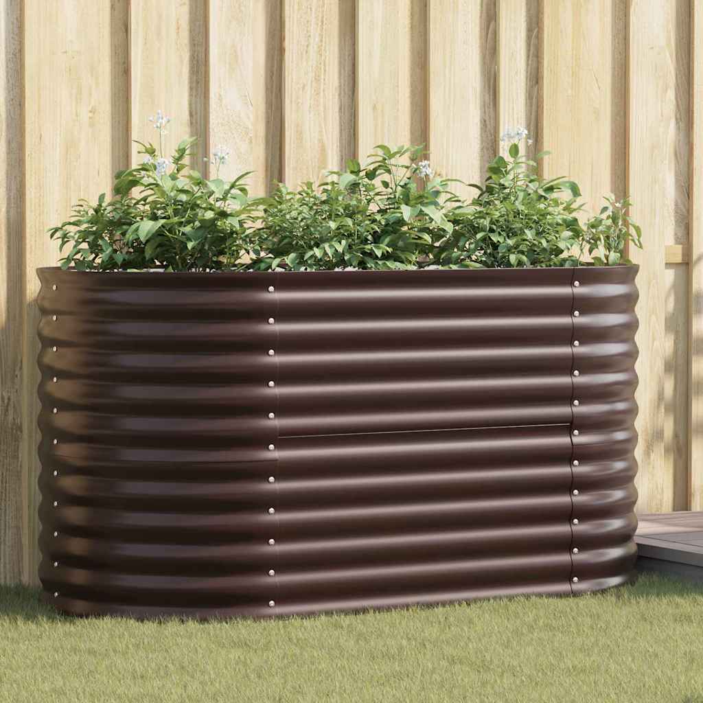 Verhoogd bed Bruin 160 x 80 x 81 cm Staal is nu te koop bij PeponiXL, paradijselijk wonen!