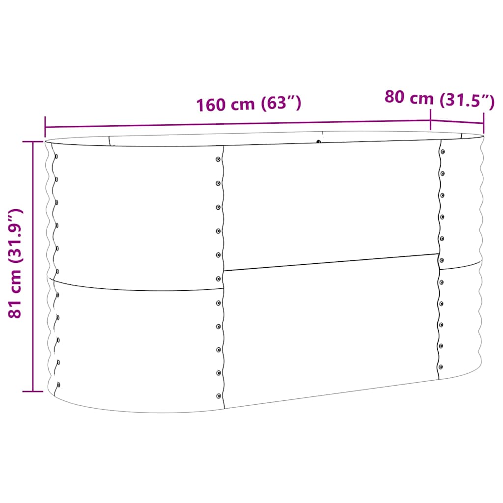 Verhoogd bed Bruin 160 x 80 x 81 cm Staal is nu te koop bij PeponiXL, paradijselijk wonen!