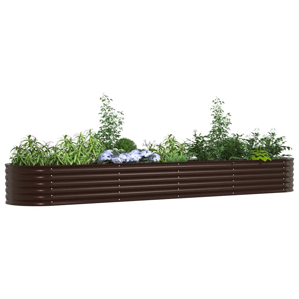 Verhoogd bed Bruin 400 x 80 x 44 cm Staal is nu te koop bij PeponiXL, paradijselijk wonen!
