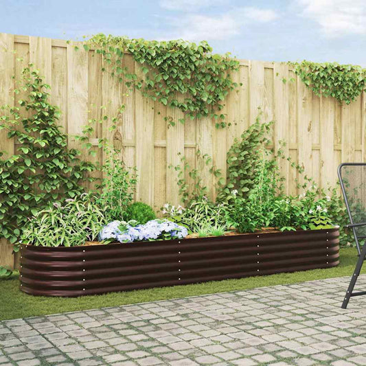 Verhoogd bed Bruin 320 x 80 x 44 cm Staal is nu te koop bij PeponiXL, paradijselijk wonen!