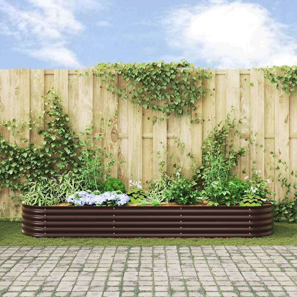 Verhoogd bed Bruin 320 x 80 x 44 cm Staal is nu te koop bij PeponiXL, paradijselijk wonen!