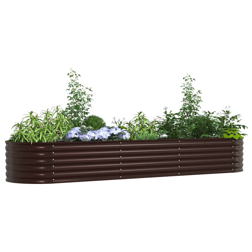 Verhoogd bed Bruin 320 x 80 x 44 cm Staal is nu te koop bij PeponiXL, paradijselijk wonen!