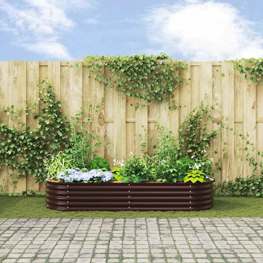 Verhoogd bed Bruin 240 x 80 x 44 cm Staal is nu te koop bij PeponiXL, paradijselijk wonen!
