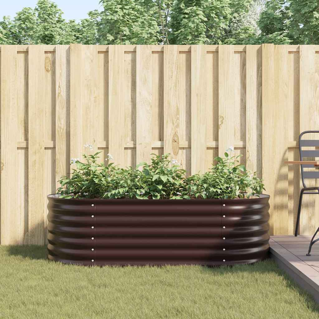 Verhoogd bed Bruin 160 x 80 x 44 cm Staal is nu te koop bij PeponiXL, paradijselijk wonen!