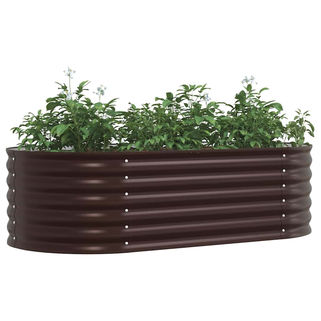 Verhoogd bed Bruin 160 x 80 x 44 cm Staal is nu te koop bij PeponiXL, paradijselijk wonen!