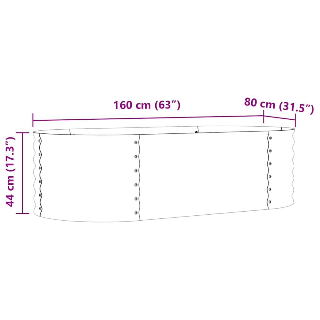 Verhoogd bed Bruin 160 x 80 x 44 cm Staal is nu te koop bij PeponiXL, paradijselijk wonen!