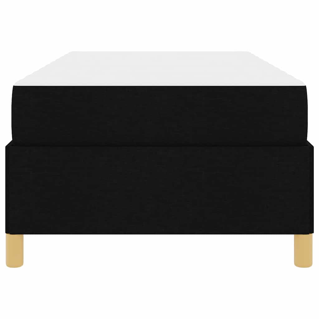 Bedframe met matras Zwart 90 x 200 cm Stof is nu te koop bij PeponiXL, paradijselijk wonen!