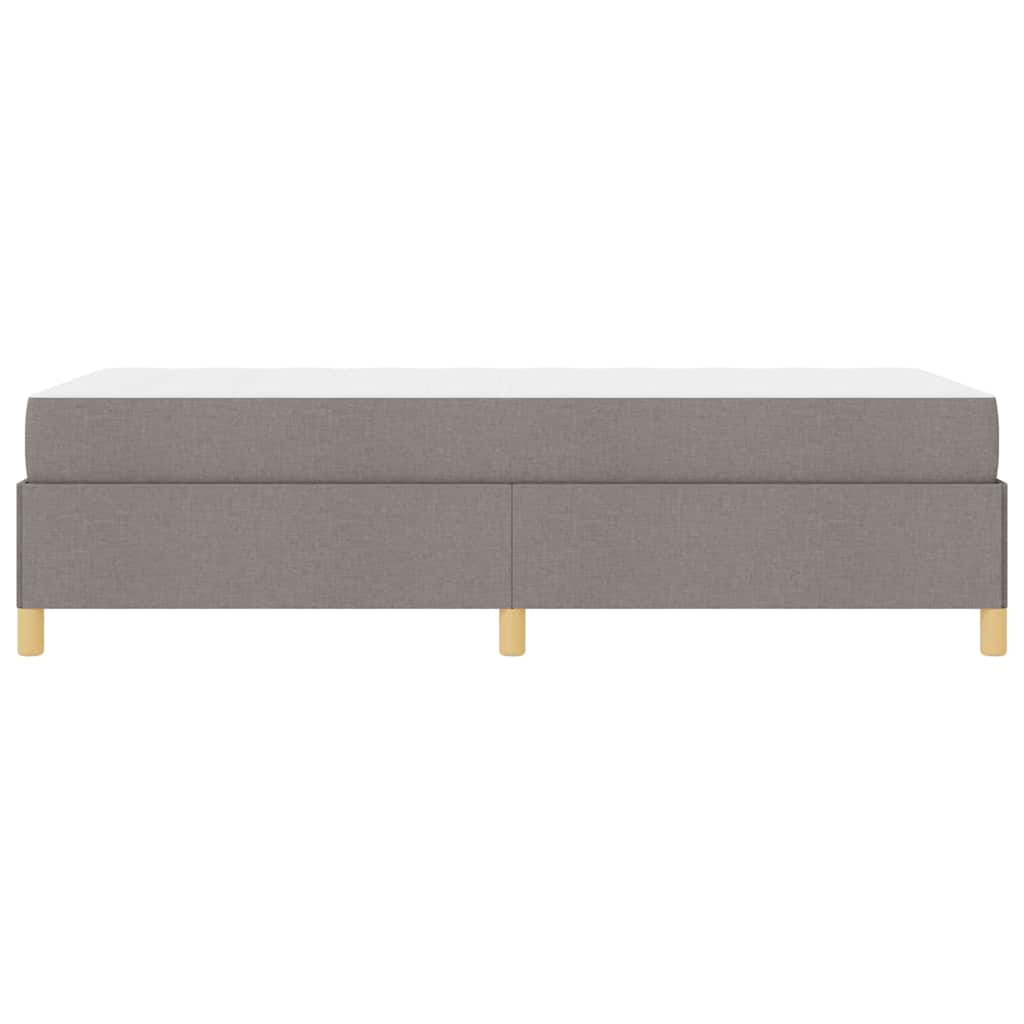 Bedframe met matras Taupe 90 x 200 cm Stof is nu te koop bij PeponiXL, paradijselijk wonen!
