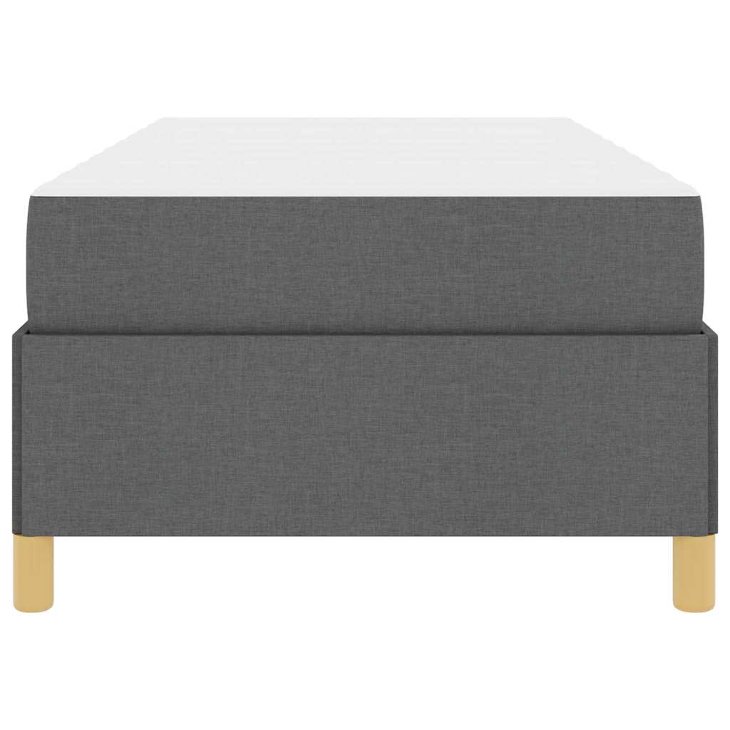Bedframe met matras Donkergrijs 100 x 200 cm Stof is nu te koop bij PeponiXL, paradijselijk wonen!