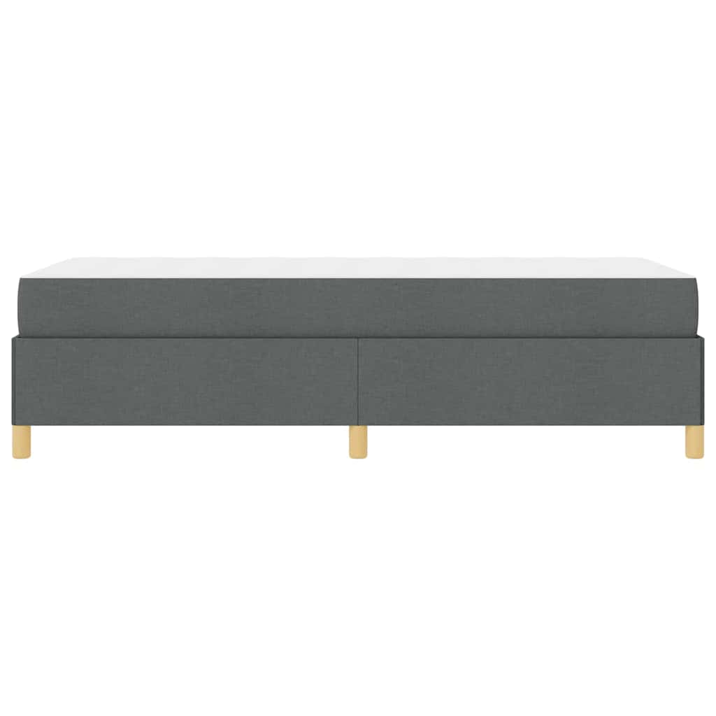 Bedframe met matras Donkergrijs 100 x 200 cm Stof is nu te koop bij PeponiXL, paradijselijk wonen!