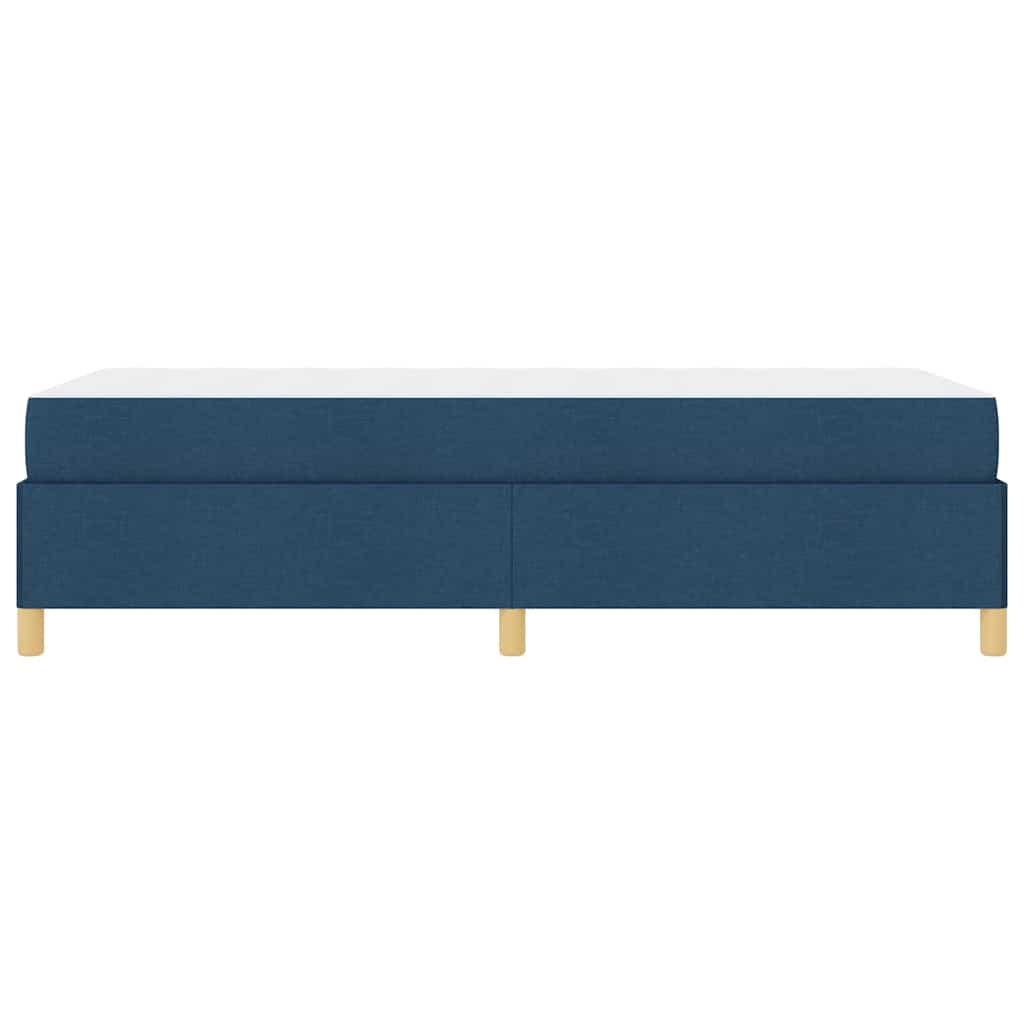 Bedframe met matras Blauw 100 x 200 cm Stof is nu te koop bij PeponiXL, paradijselijk wonen!