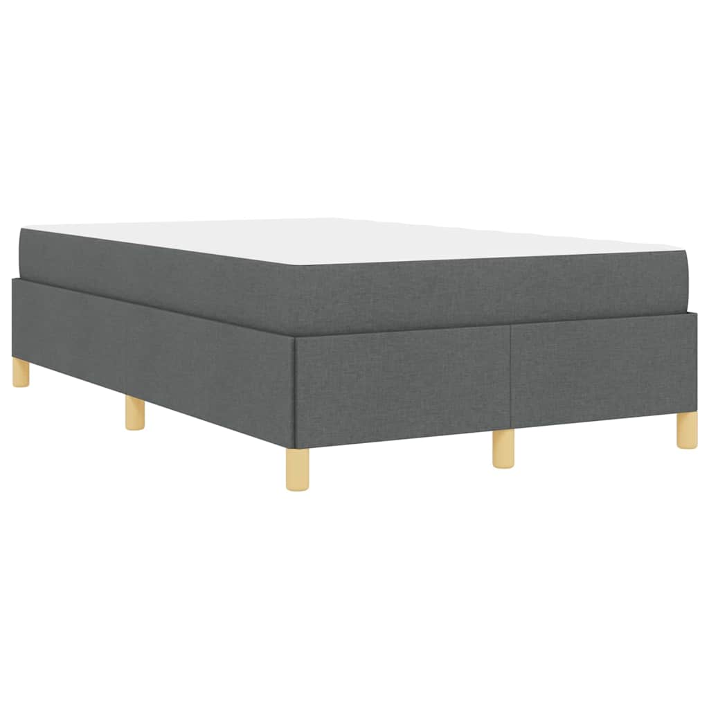 Bedframe met matras Donkergrijs 120 x 190 cm Stof is nu te koop bij PeponiXL, paradijselijk wonen!