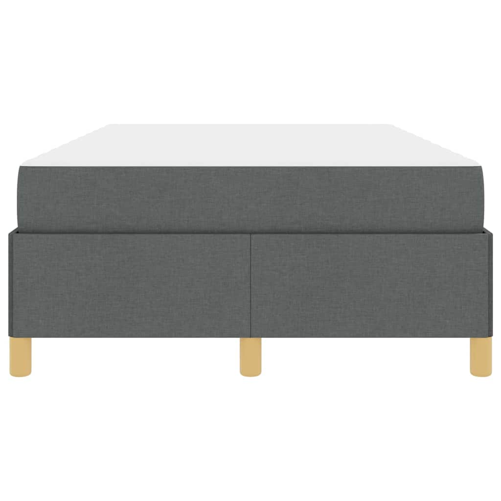 Bedframe met matras Donkergrijs 120 x 190 cm Stof is nu te koop bij PeponiXL, paradijselijk wonen!