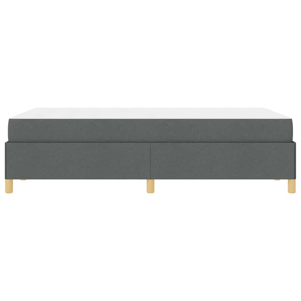 Bedframe met matras Donkergrijs 120 x 190 cm Stof is nu te koop bij PeponiXL, paradijselijk wonen!
