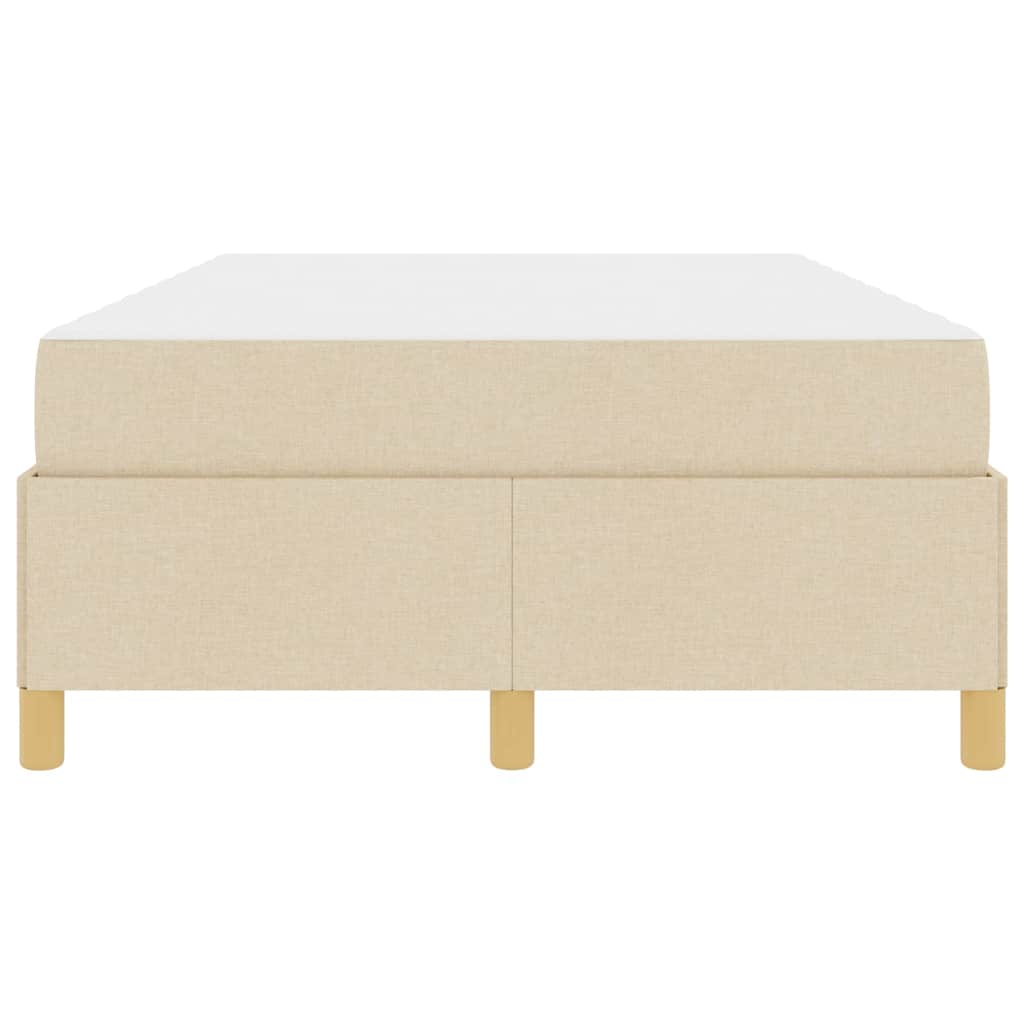 Bedframe met matras Crème 120 x 190 cm Stof is nu te koop bij PeponiXL, paradijselijk wonen!