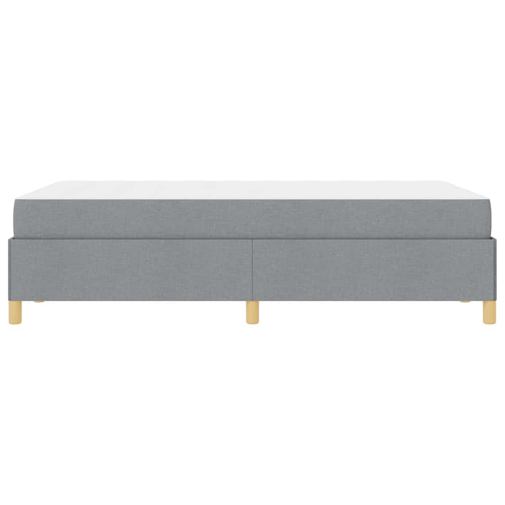 Bedframe met matras Lichtgrijs 120 x 200 cm Stof is nu te koop bij PeponiXL, paradijselijk wonen!