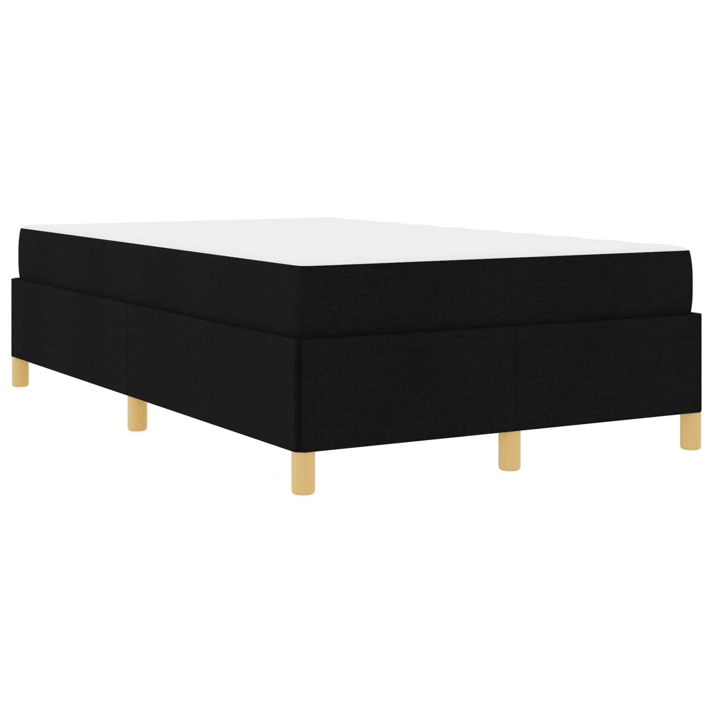 Bedframe met matras Zwart 120 x 200 cm Stof is nu te koop bij PeponiXL, paradijselijk wonen!