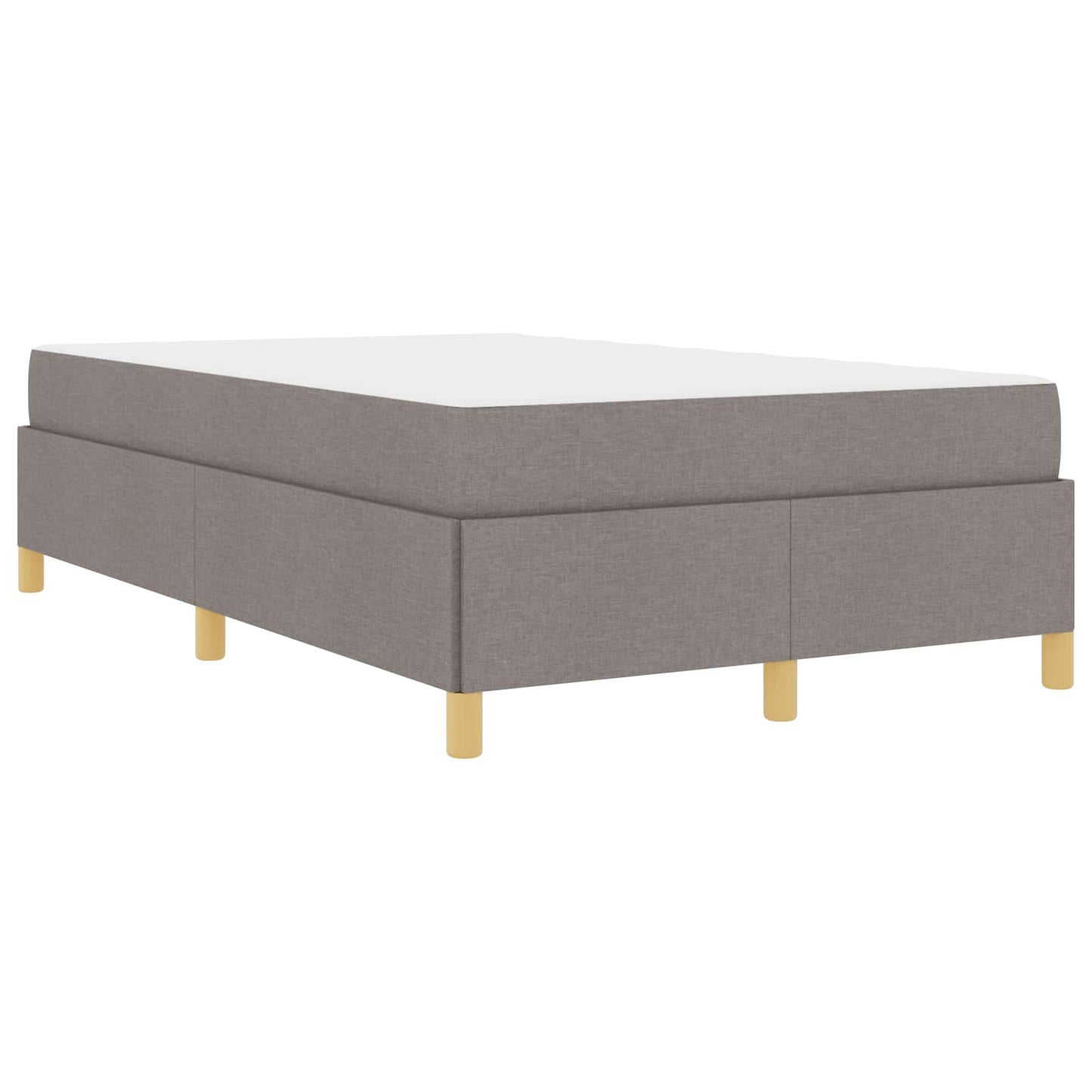 Bedframe met matras Taupe 120 x 200 cm Stof is nu te koop bij PeponiXL, paradijselijk wonen!