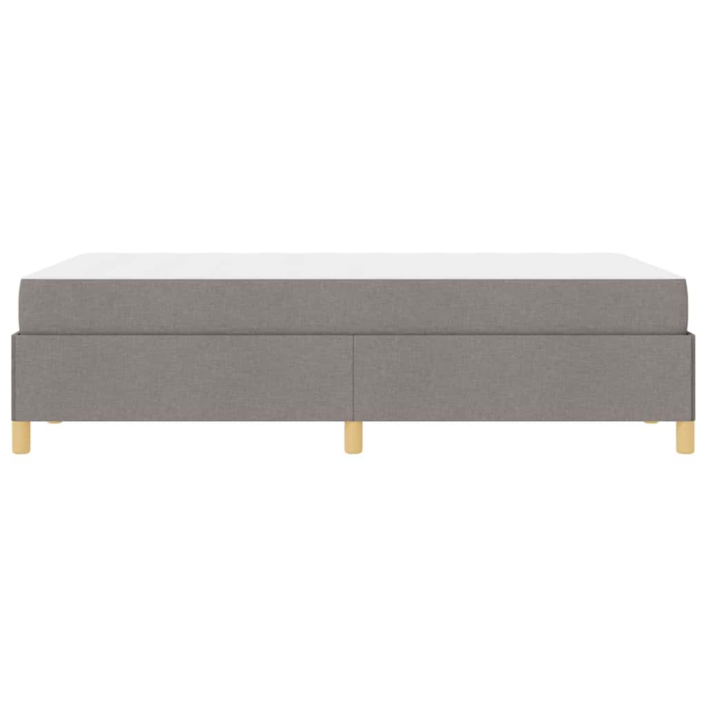 Bedframe met matras Taupe 120 x 200 cm Stof is nu te koop bij PeponiXL, paradijselijk wonen!