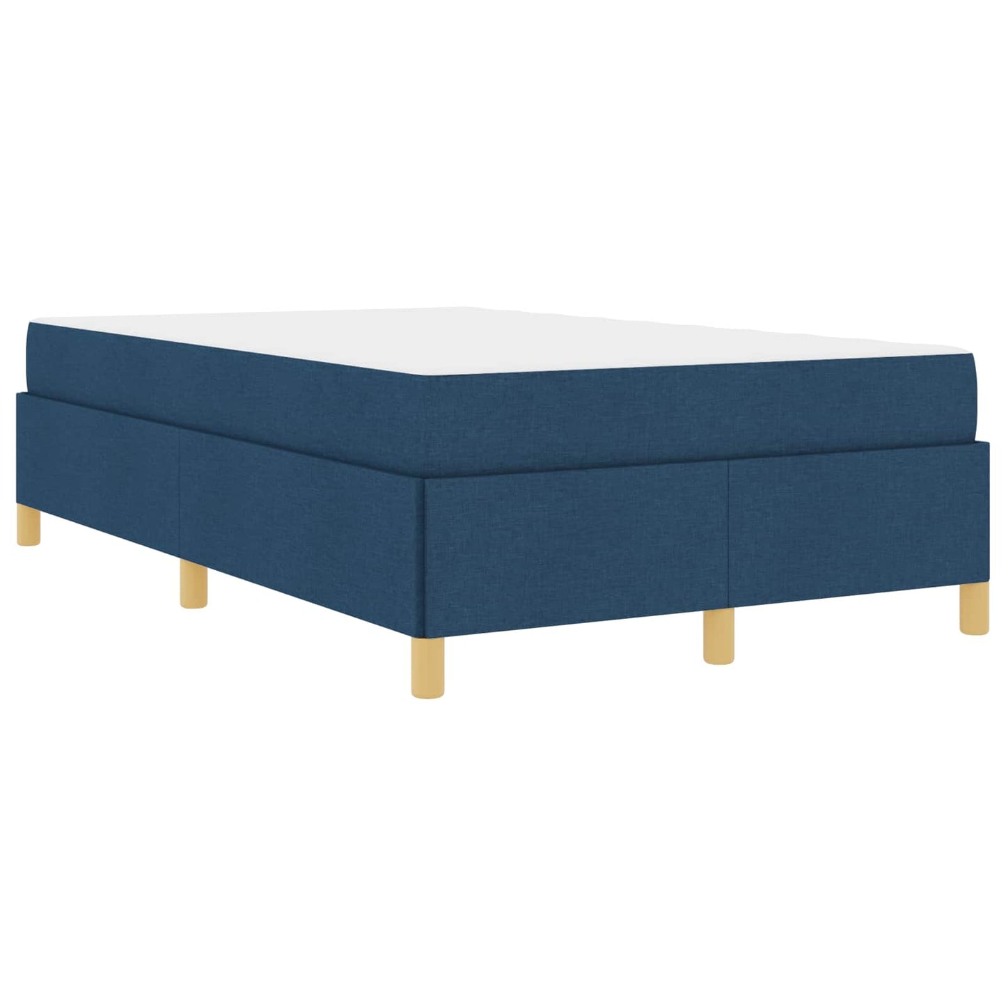 Bedframe met matras Blauw 120 x 200 cm Stof is nu te koop bij PeponiXL, paradijselijk wonen!