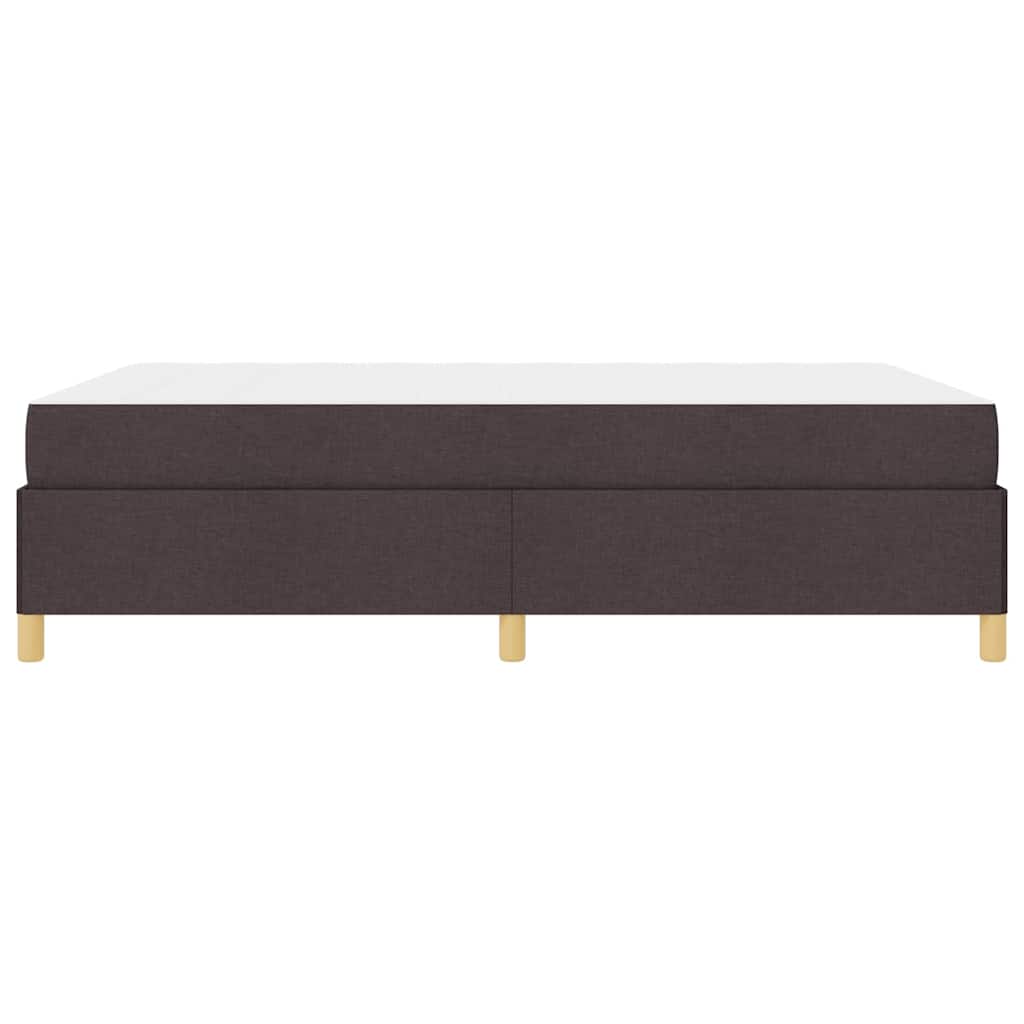 Bedframe met matras Donkerbruin 140 x 190 cm Stof is nu te koop bij PeponiXL, paradijselijk wonen!
