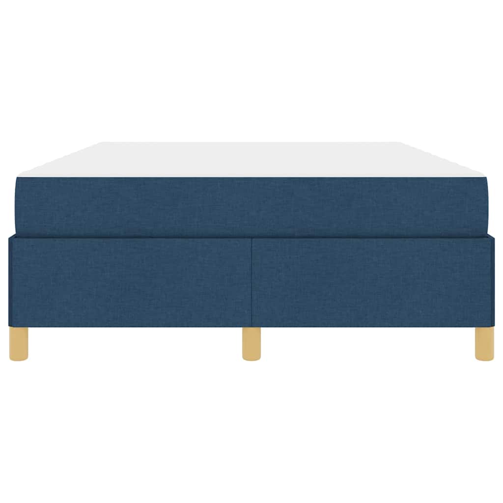 Bedframe met matras Blauw 140 x 190 cm Stof is nu te koop bij PeponiXL, paradijselijk wonen!