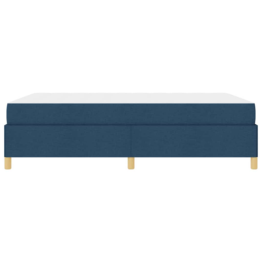 Bedframe met matras Blauw 140 x 190 cm Stof is nu te koop bij PeponiXL, paradijselijk wonen!