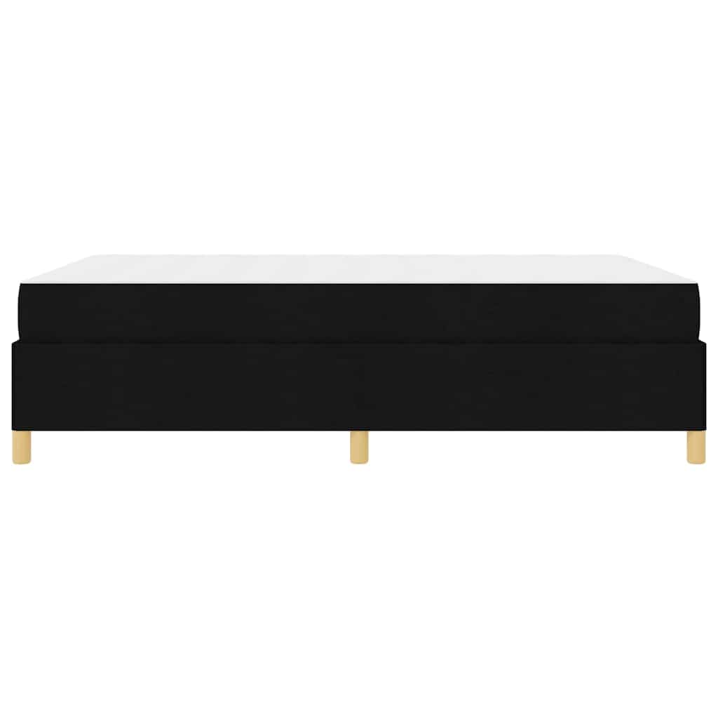 Bedframe met matras Zwart 140 x 200 cm Stof is nu te koop bij PeponiXL, paradijselijk wonen!