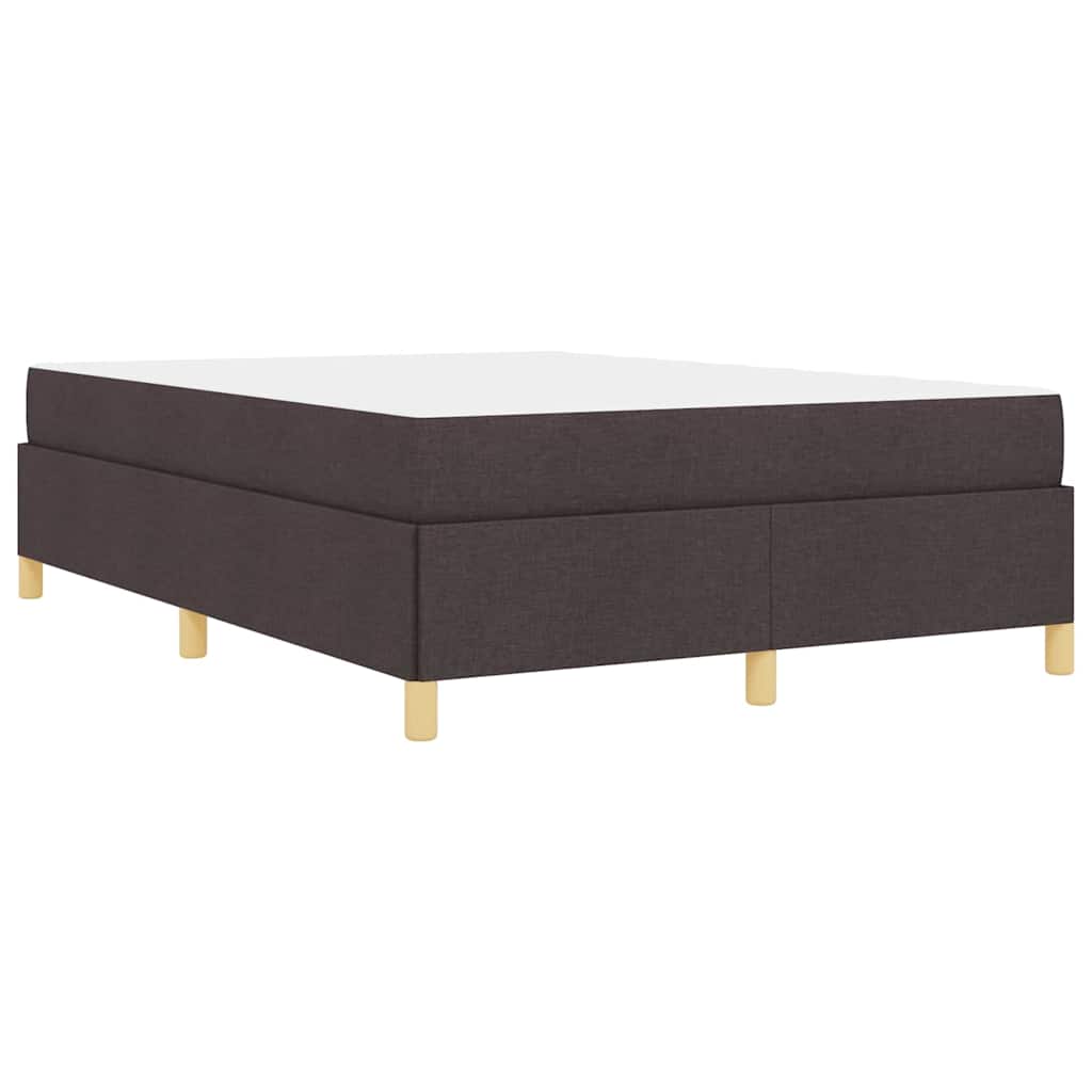 Bedframe met matras Donkerbruin 140 x 200 cm Stof is nu te koop bij PeponiXL, paradijselijk wonen!